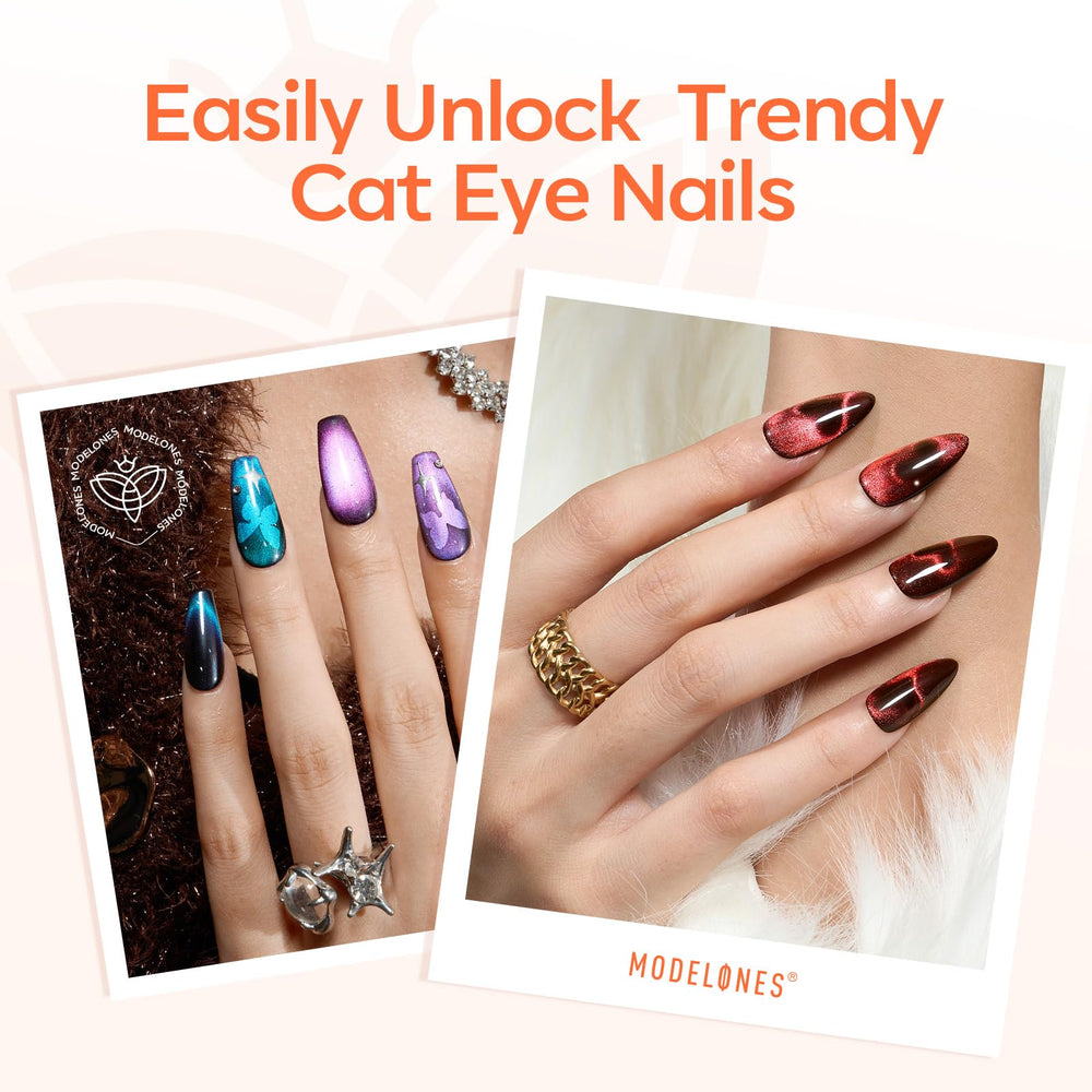modelones Y-guide forming heart French tips for consistent manicures