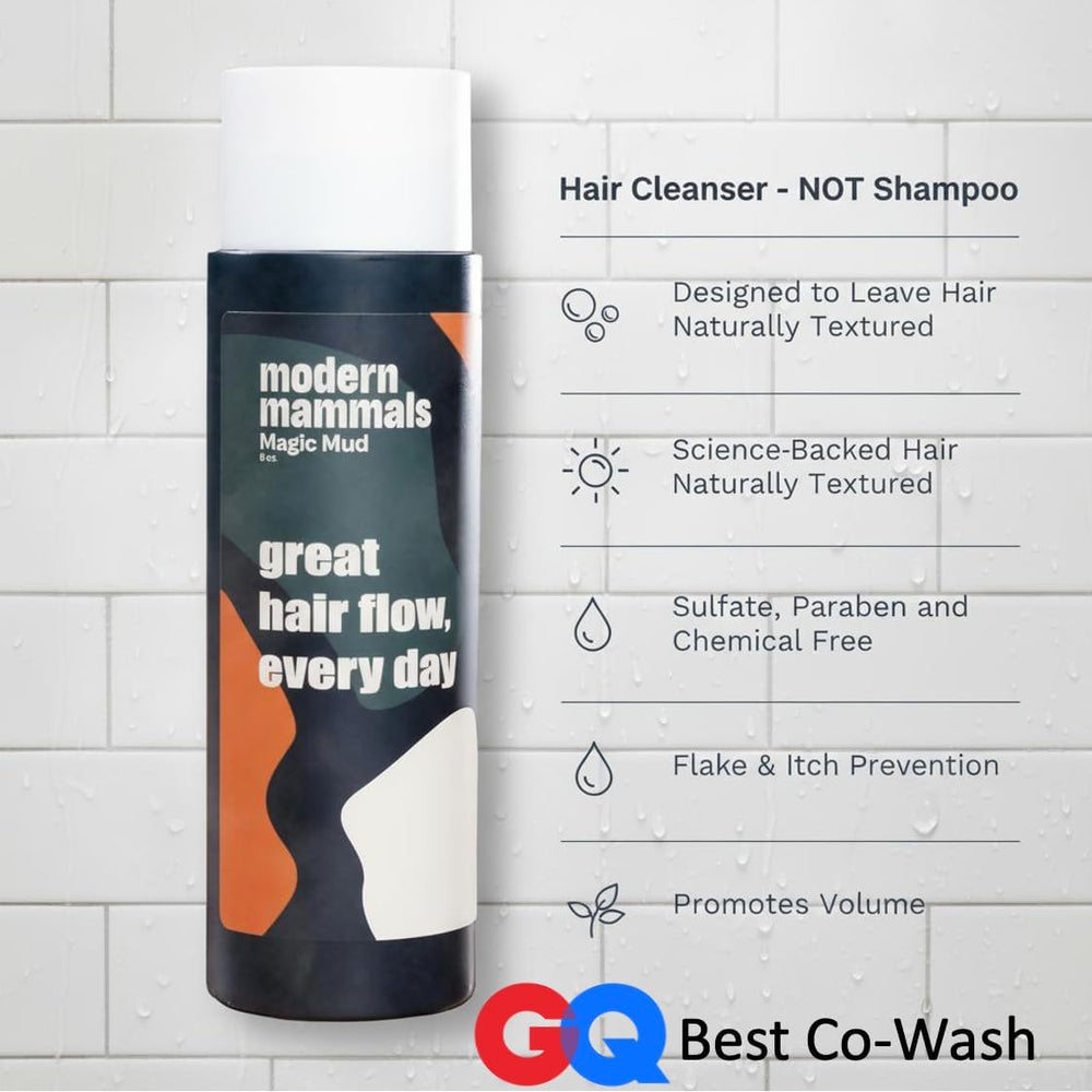 Modern Mammals texture pump-out showing creamy co-wash consistency for hydration