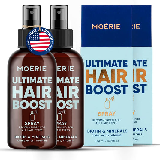Moerie front packaging bottle showing 150ml and product branding for clarity
