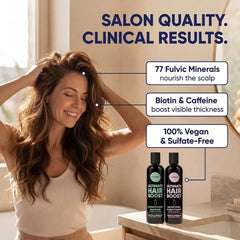 Moerie in shower routine shows application and rinse for simplified daily care benefit