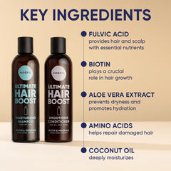 Moerie ingredient collection with fulvic and rosemary showcasing natural-origin ingredient benefit