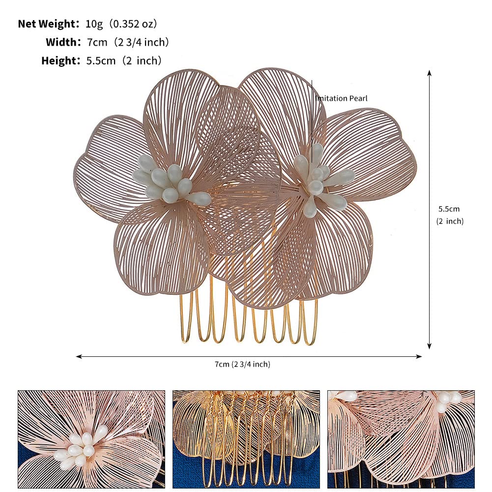 MOESUYUM comb styled with veil to enhance bridal appearance and complement accessories
