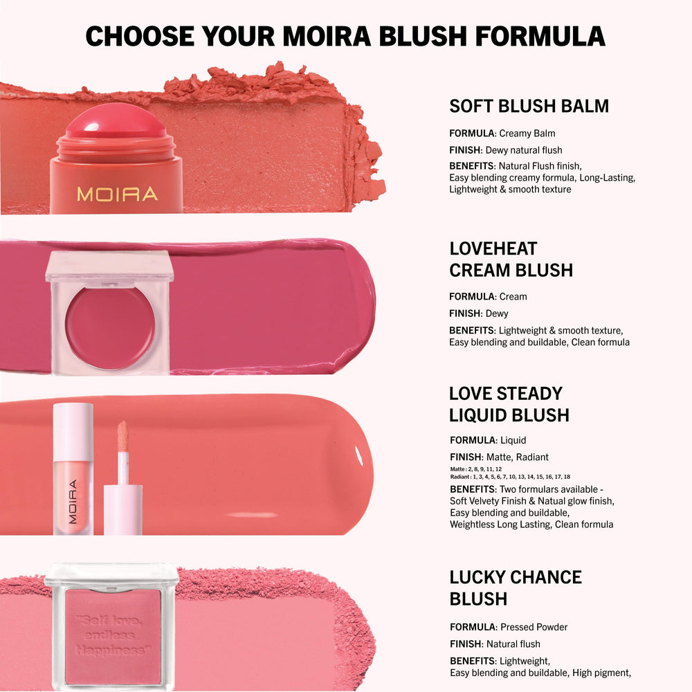 Moira cruelty-free icons and badges highlighting ethical, vegan formulation benefit