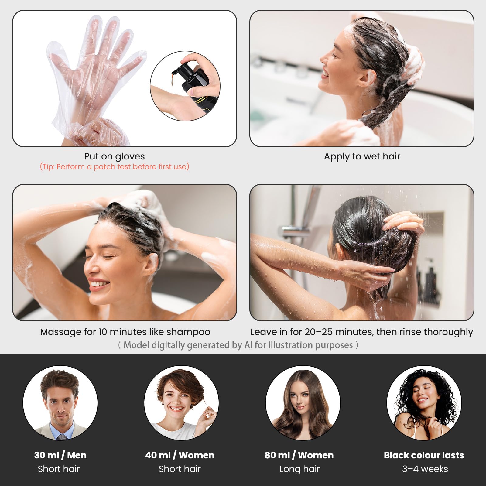 Mokasakiso styled hair in lifestyle shot showing healthy shiny finish