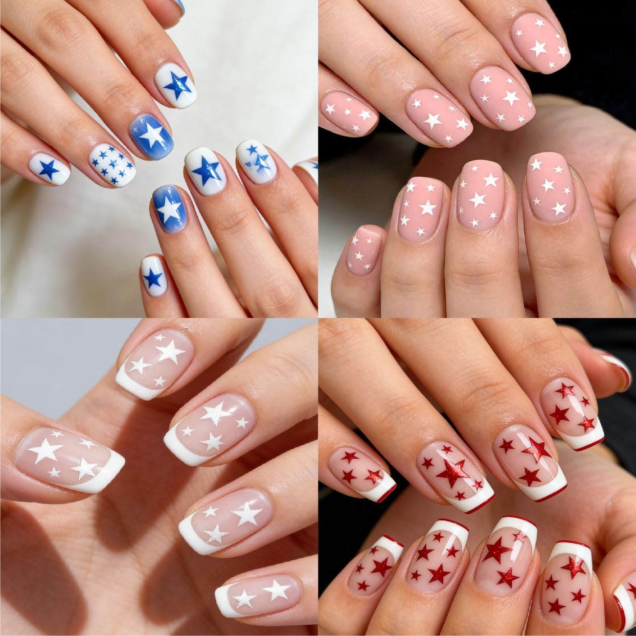Mokesova macro of 3D star texture showing raised detail for standout nails