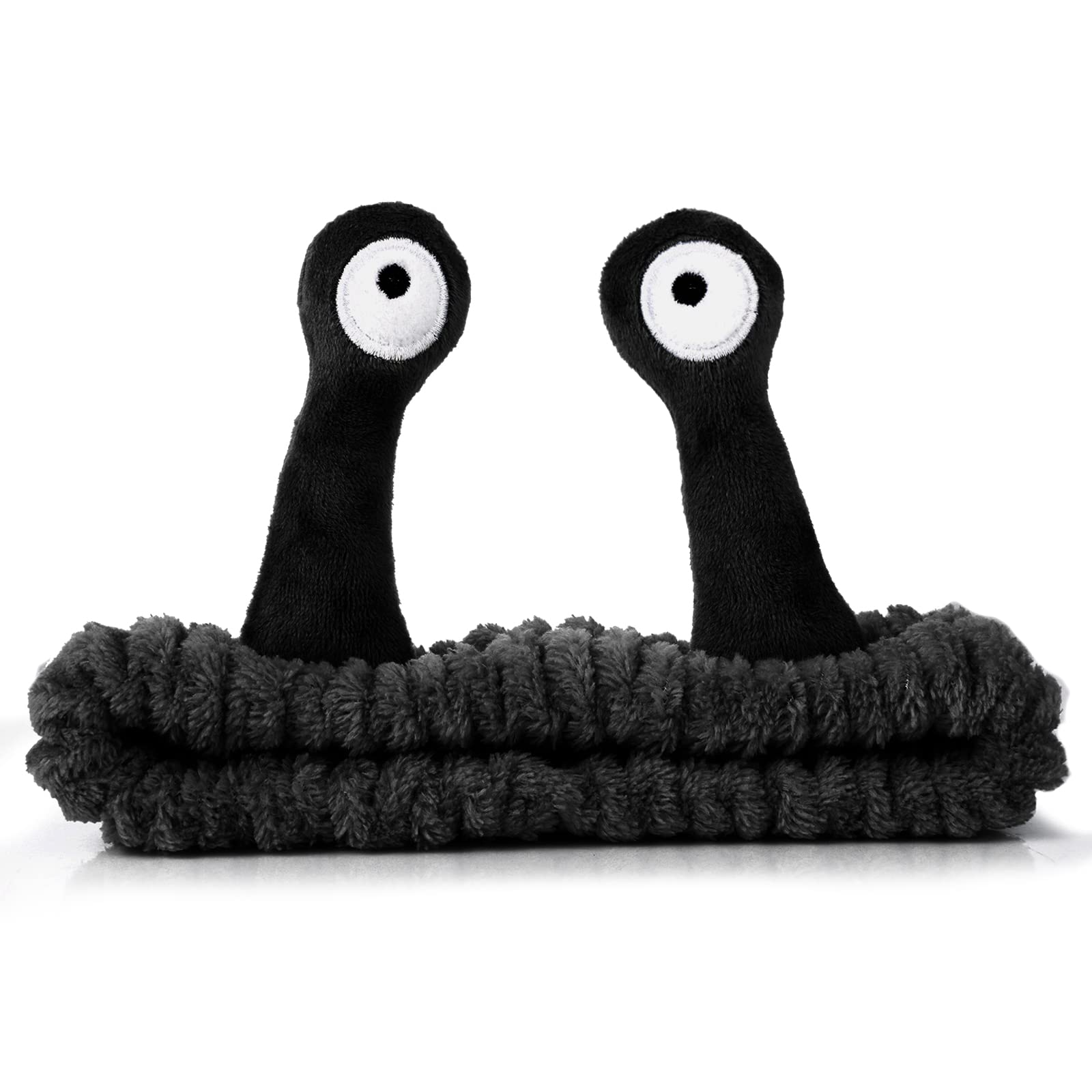 Molain front view of black headband shows cute design and tidy look