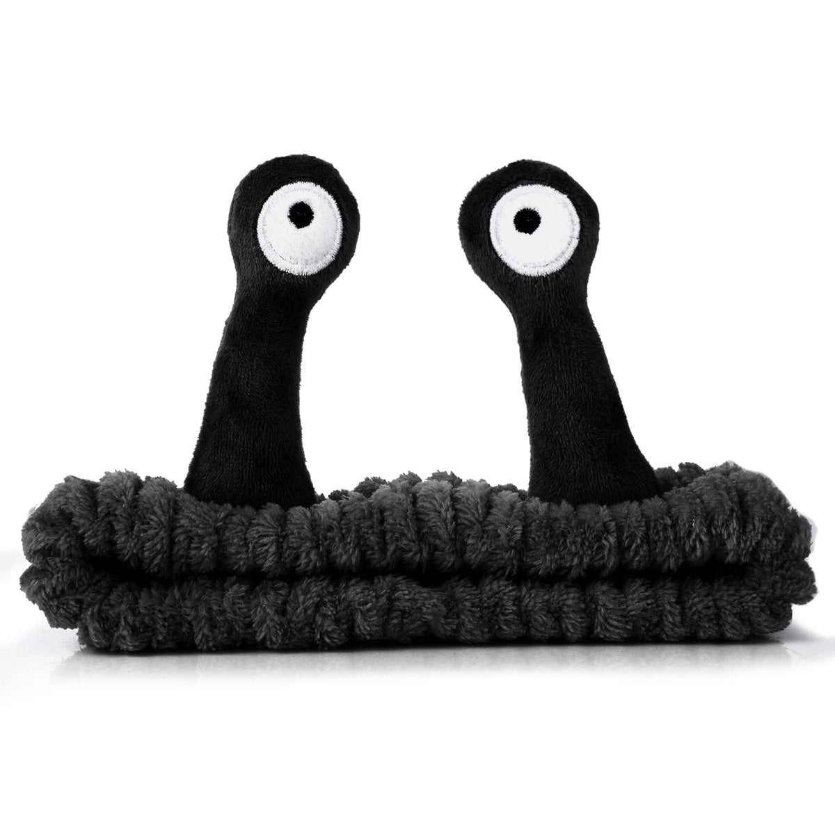 Molain front view of black headband shows cute design and tidy look