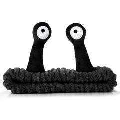 Molain front view of black headband shows cute design and tidy look