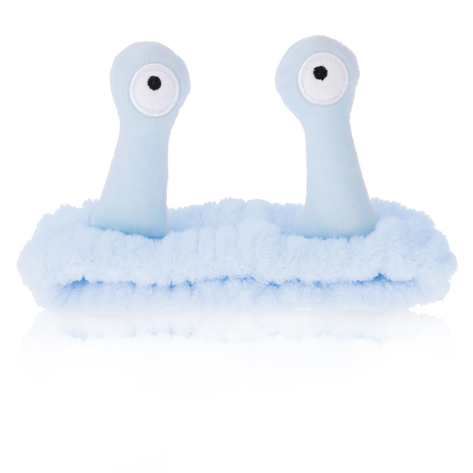 Molain blue headband front view showing cute design and secure hold