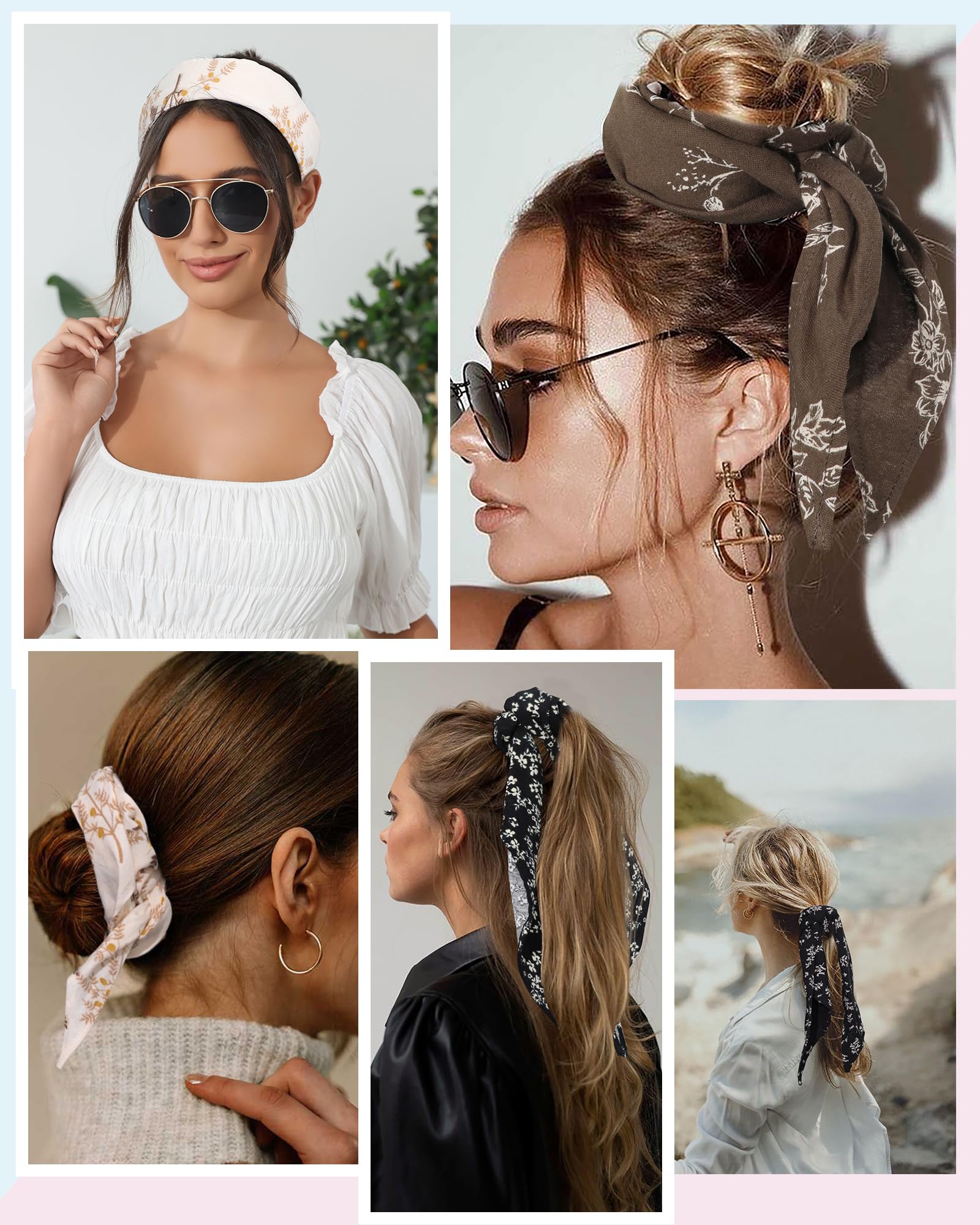 Molans scarf tied as headband demonstrating secure stylish hold