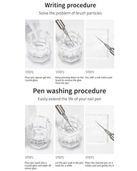 MOLILON brushes in a studio scene inspiring creative manicures