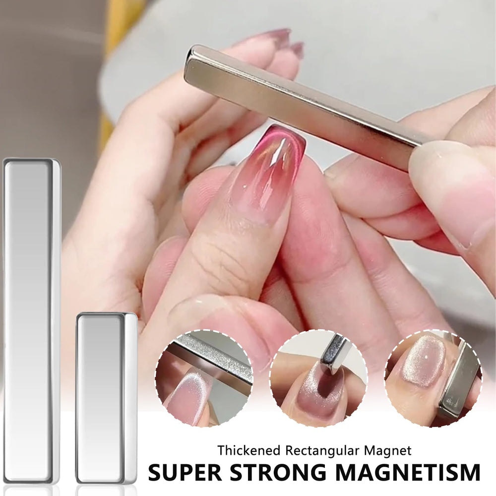 MOLILON tools in use on fingernail producing crisp heart cat eye pattern