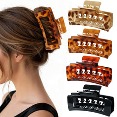 Molizummy front view showing tortoise and black clips, durable everyday hold