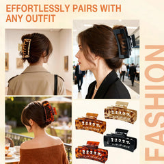 Molizummy holding a high bun in thick hair, no slipping