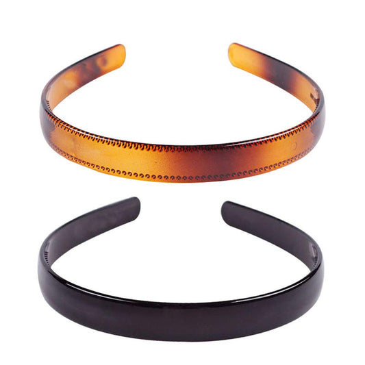 mollensiuer black and brown headbands shown as a neat pair for everyday styling