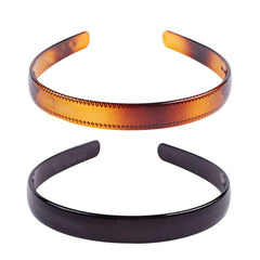 mollensiuer black and brown headbands shown as a neat pair for everyday styling
