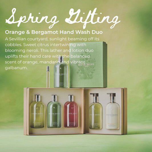 Molton Brown bottle close-up displaying label detail and premium finish, tactile appeal