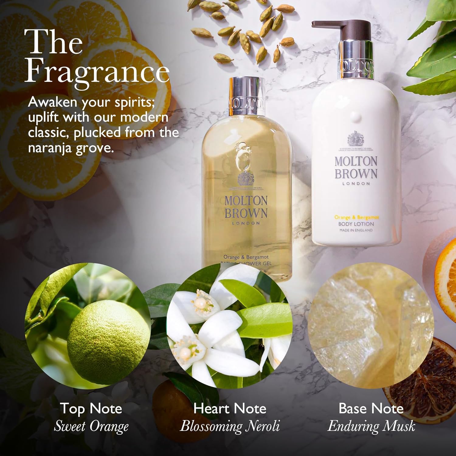 Molton Brown rich lather close-up showing gentle cleansing texture