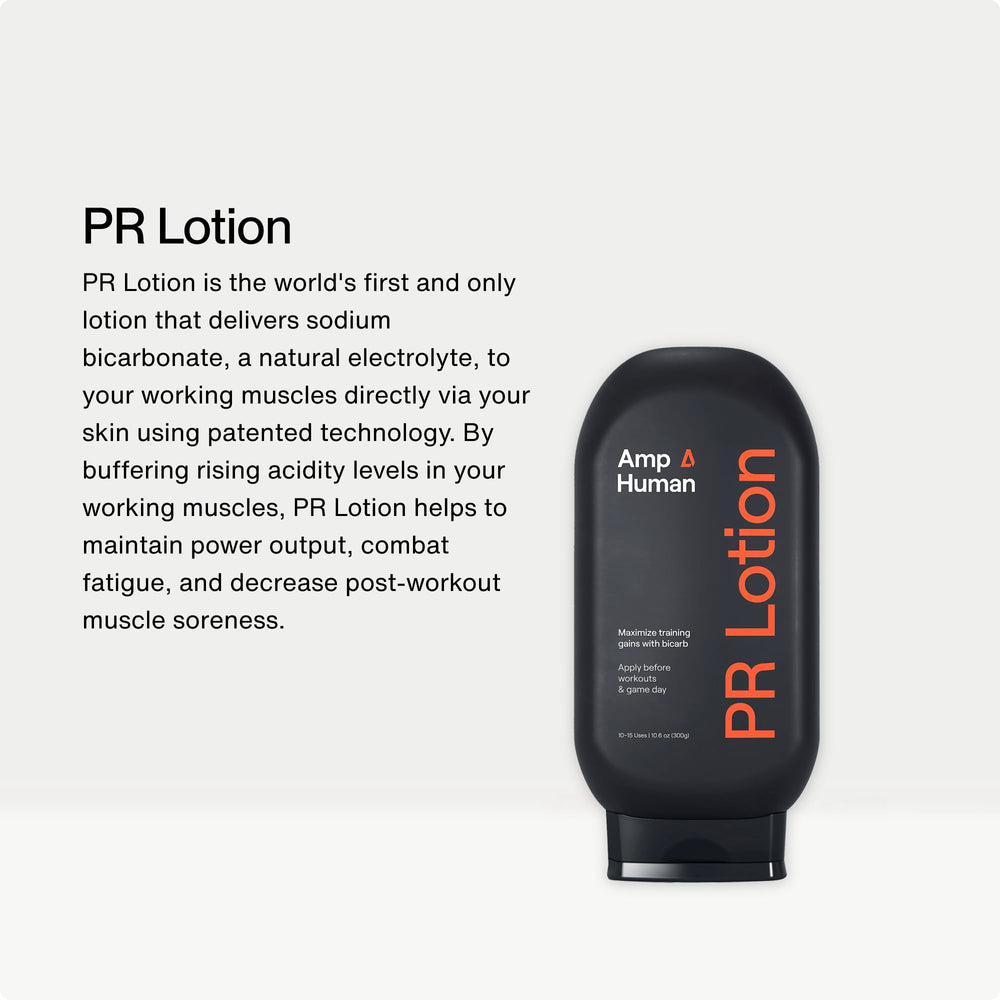 Momentous PR Lotion label close-up highlighting patented delivery benefit