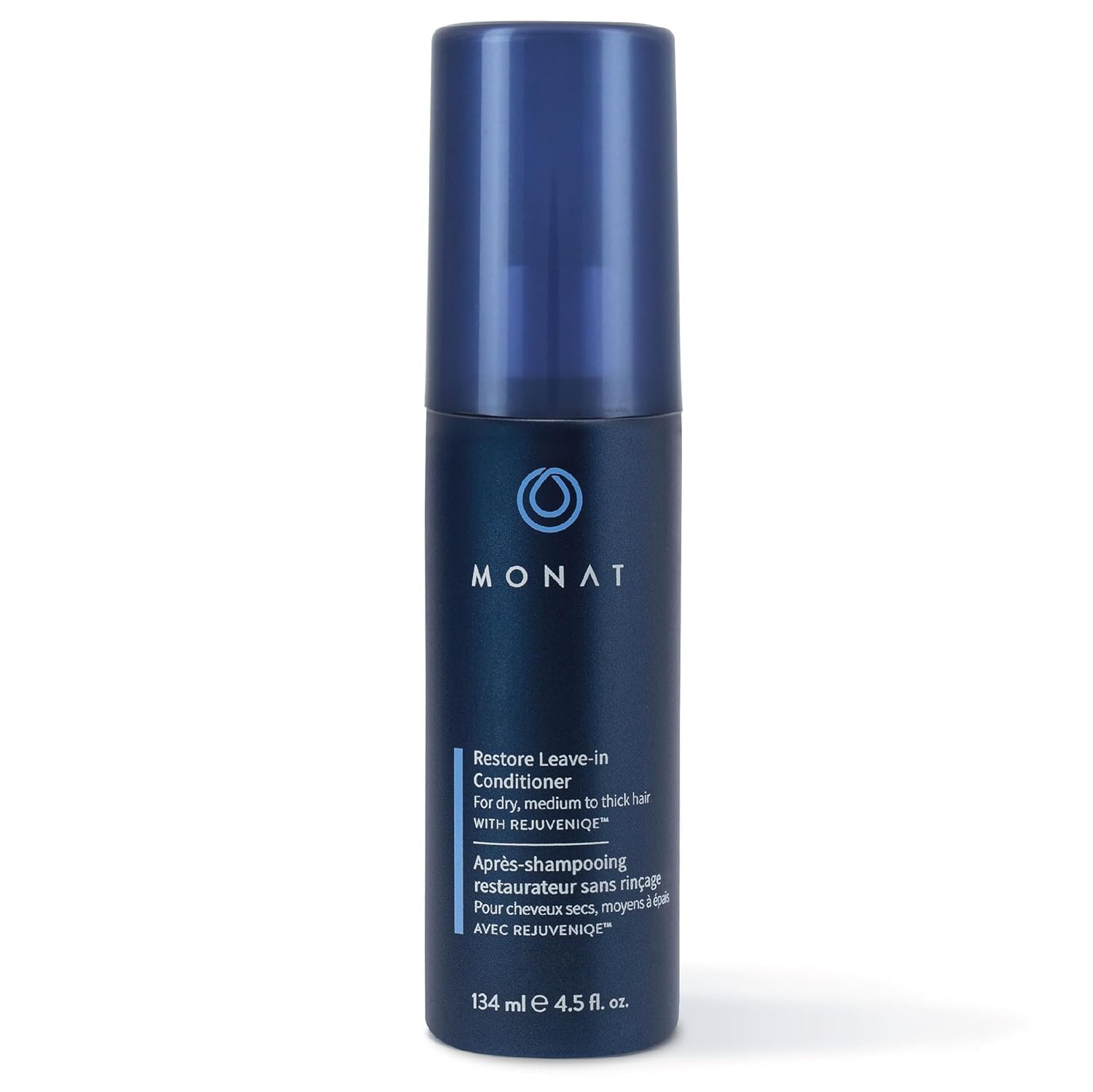 MONAT bottle front view showing product and size benefits