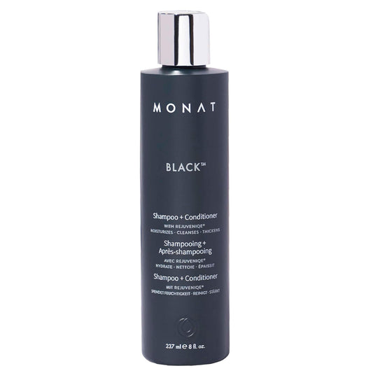 MONAT front packaging showing bottle and label for easy identification and benefit