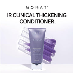 MONAT creamy conditioner texture on hand for easy application benefit