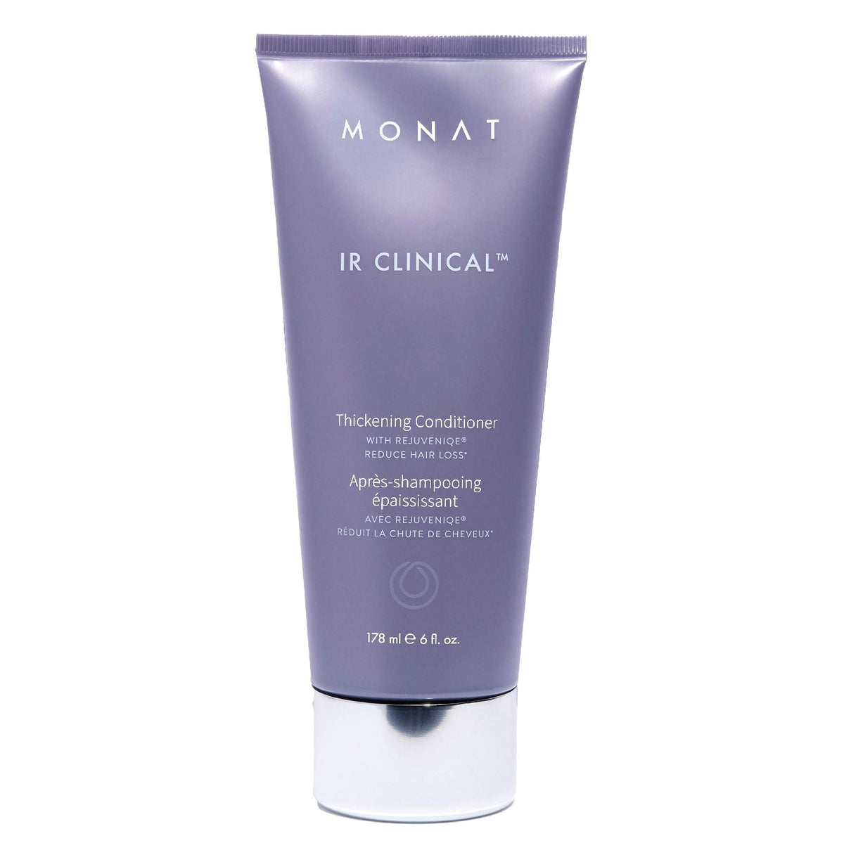 MONAT bottle front view showing thickening conditioner and benefits