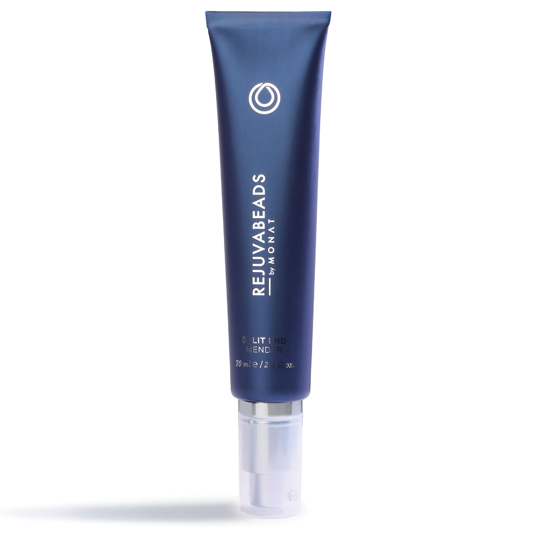 MONAT bottle front view showing sleek packaging and instant split-end repair benefit