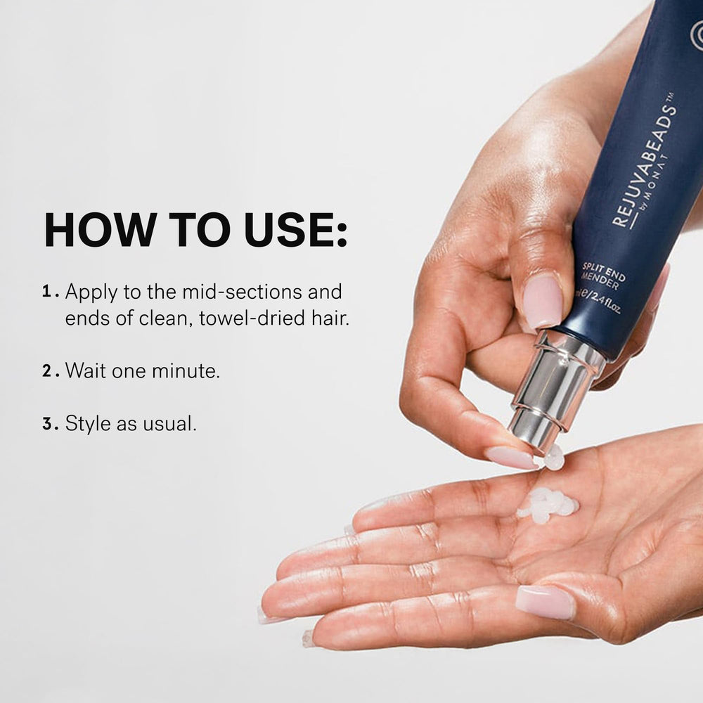 MONAT on vanity near towel conveying convenient daily use and polished results
