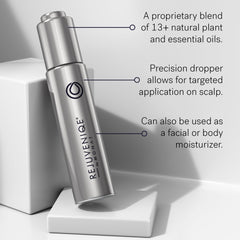 MONAT dropper dispensing oil illustrating precise application benefit
