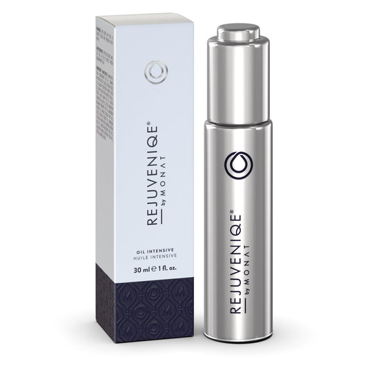 MONAT bottle front view showing sleek packaging and compact 30ml size benefit