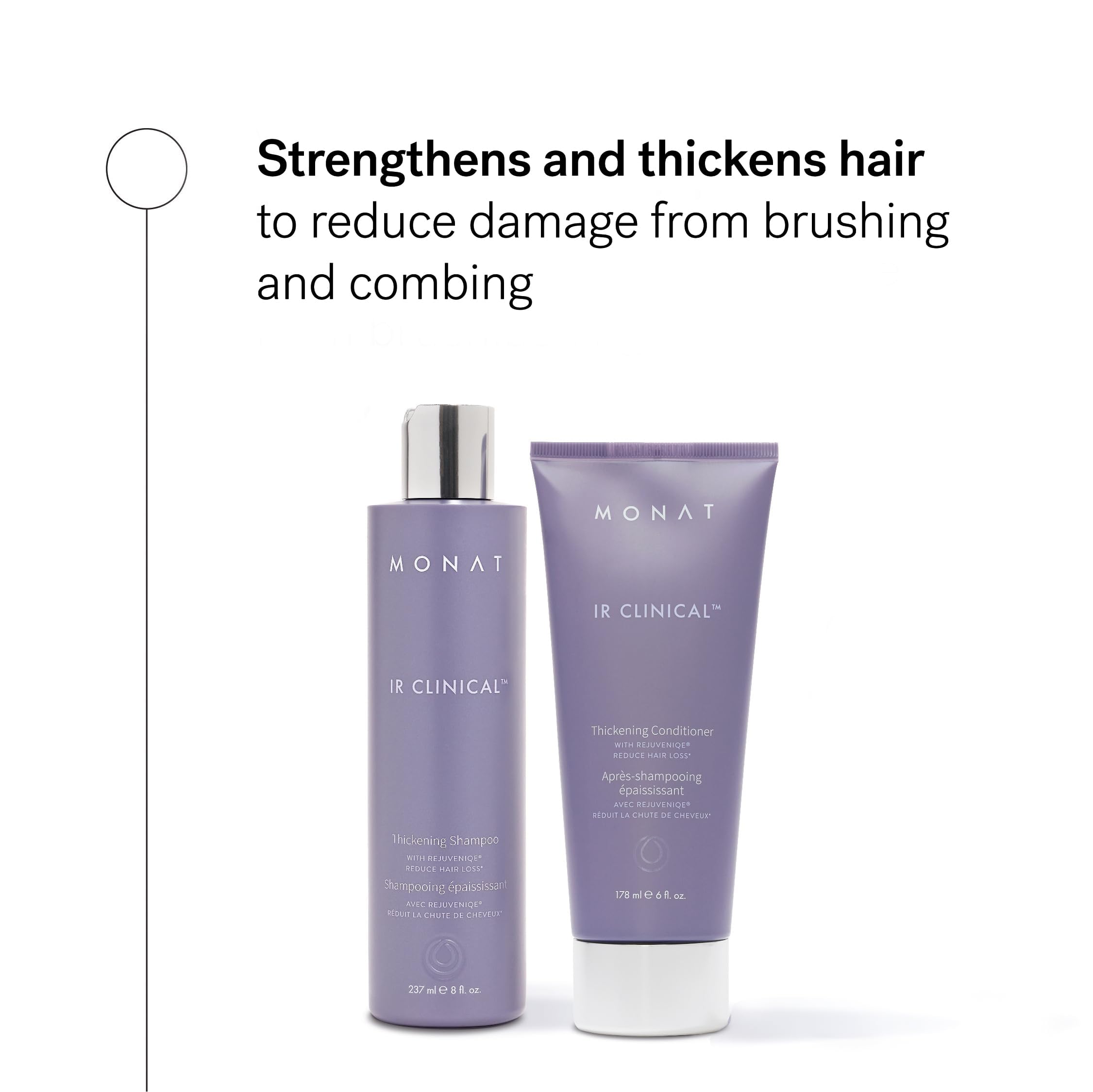 MONAT bottle texture close-up showing premium finish and grip benefit