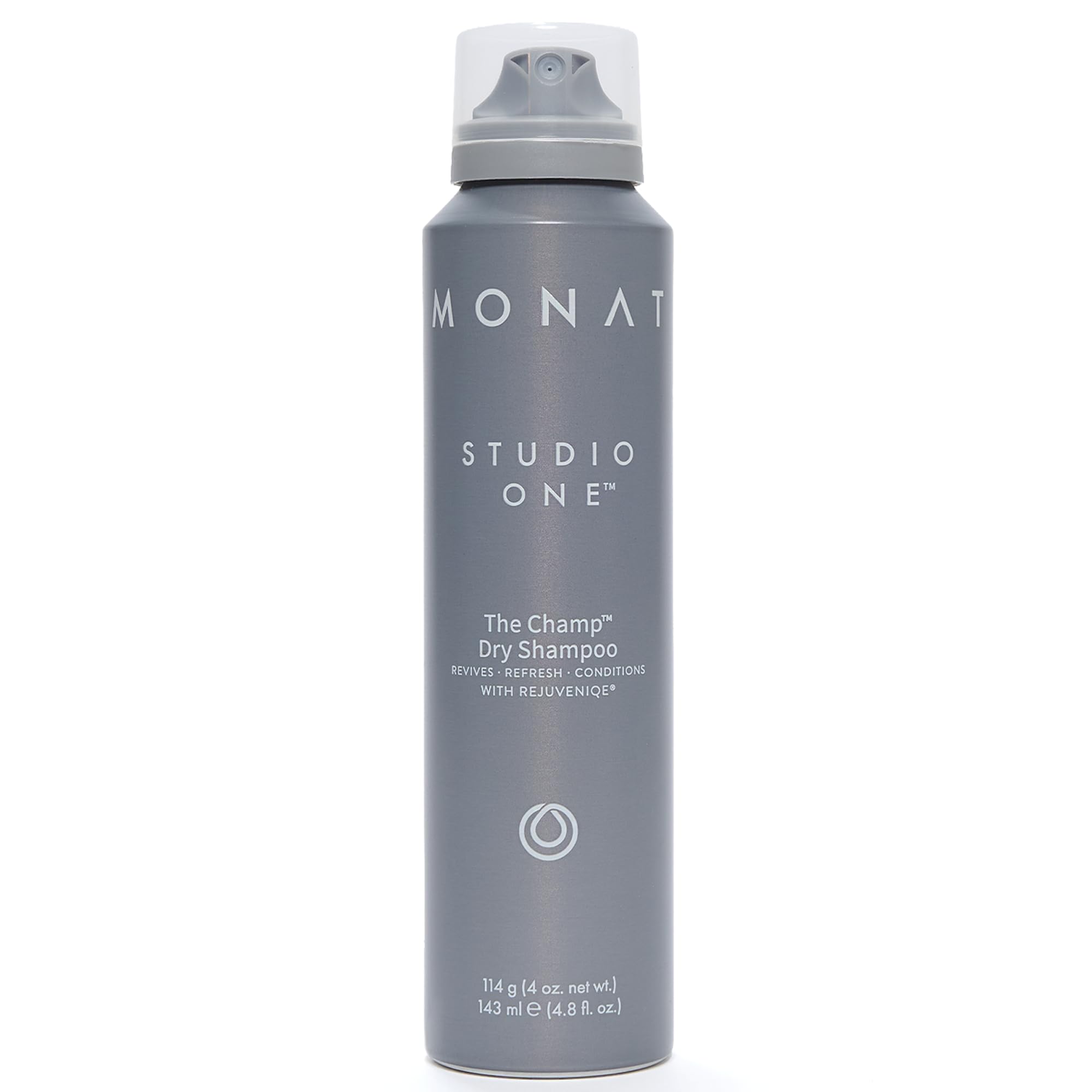 MONAT The Champ front packaging shows clean branding and compact can, travel-friendly