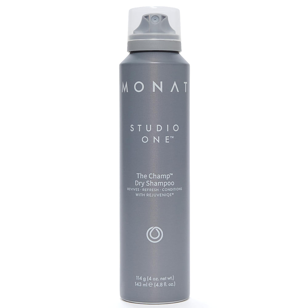 MONAT The Champ front packaging shows clean branding and compact can, travel-friendly