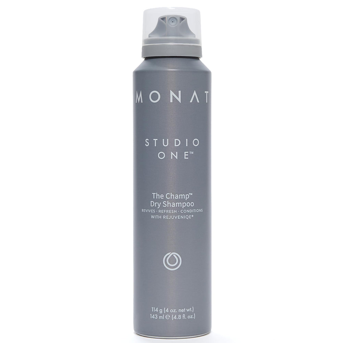 MONAT The Champ front packaging shows clean branding and compact can, travel-friendly