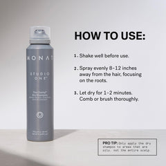 MONAT The Champ label ingredients close-up listing Rejuveniqe and vegan formula benefits