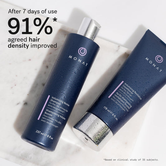 MONAT close-up texture of conditioner showing lightweight cream