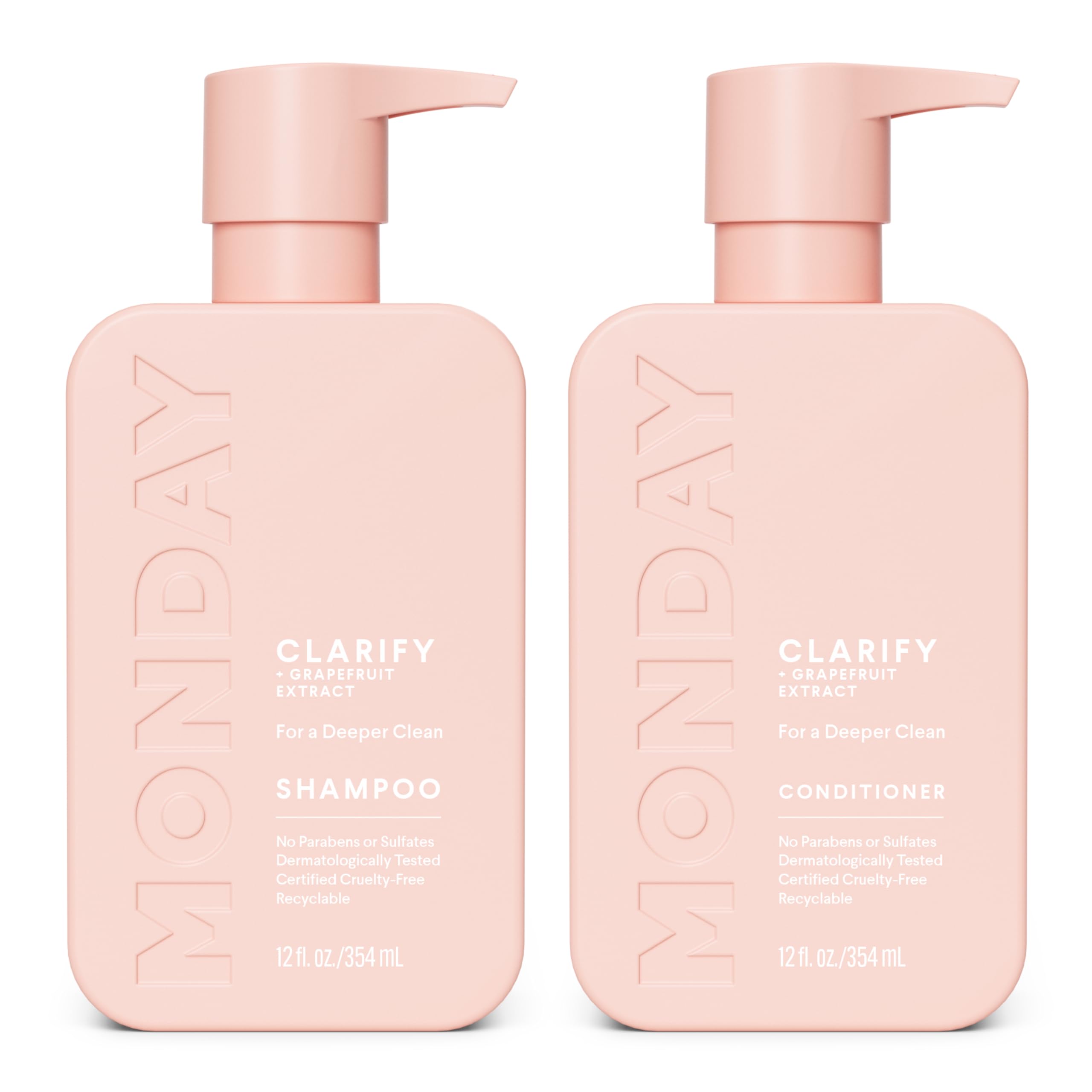 MONDAY HAIRCARE front packaging showing set and benefits