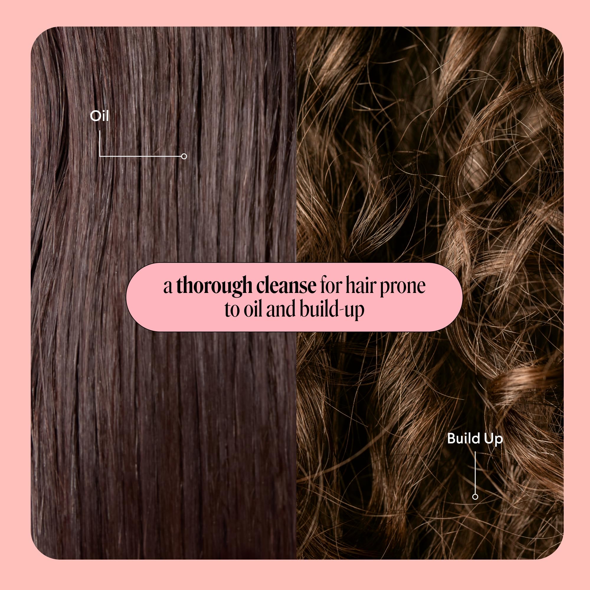 MONDAY HAIRCARE clarify label with Leaping Bunny and PETA logos showing cruelty-free credentials