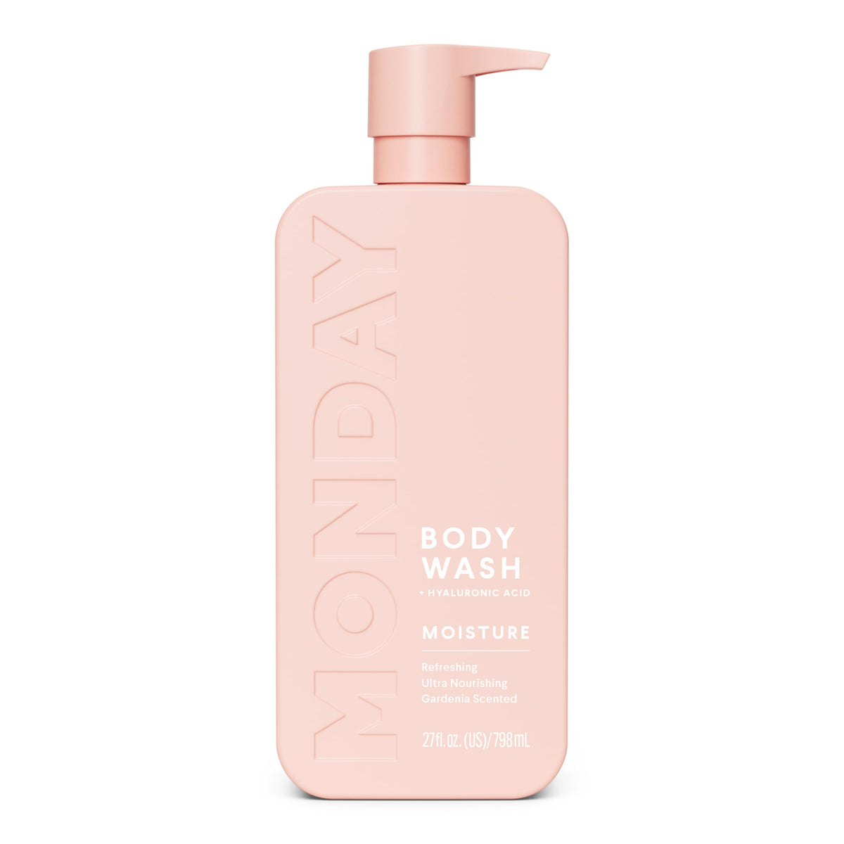 MONDAY HAIRCARE front bottle showing label and 798 mL size for value