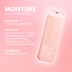 MONDAY HAIRCARE product in use smoothing hair for easier styling