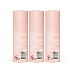MONDAY HAIRCARE model applying dry shampoo for quick styling benefit