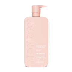 MONDAY HAIRCARE front bottle shot showing label and benefits