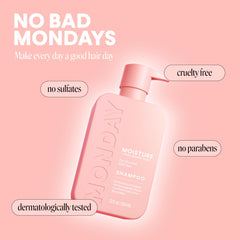 MONDAY HAIRCARE in-shower application showing smooth coverage and rinse-off