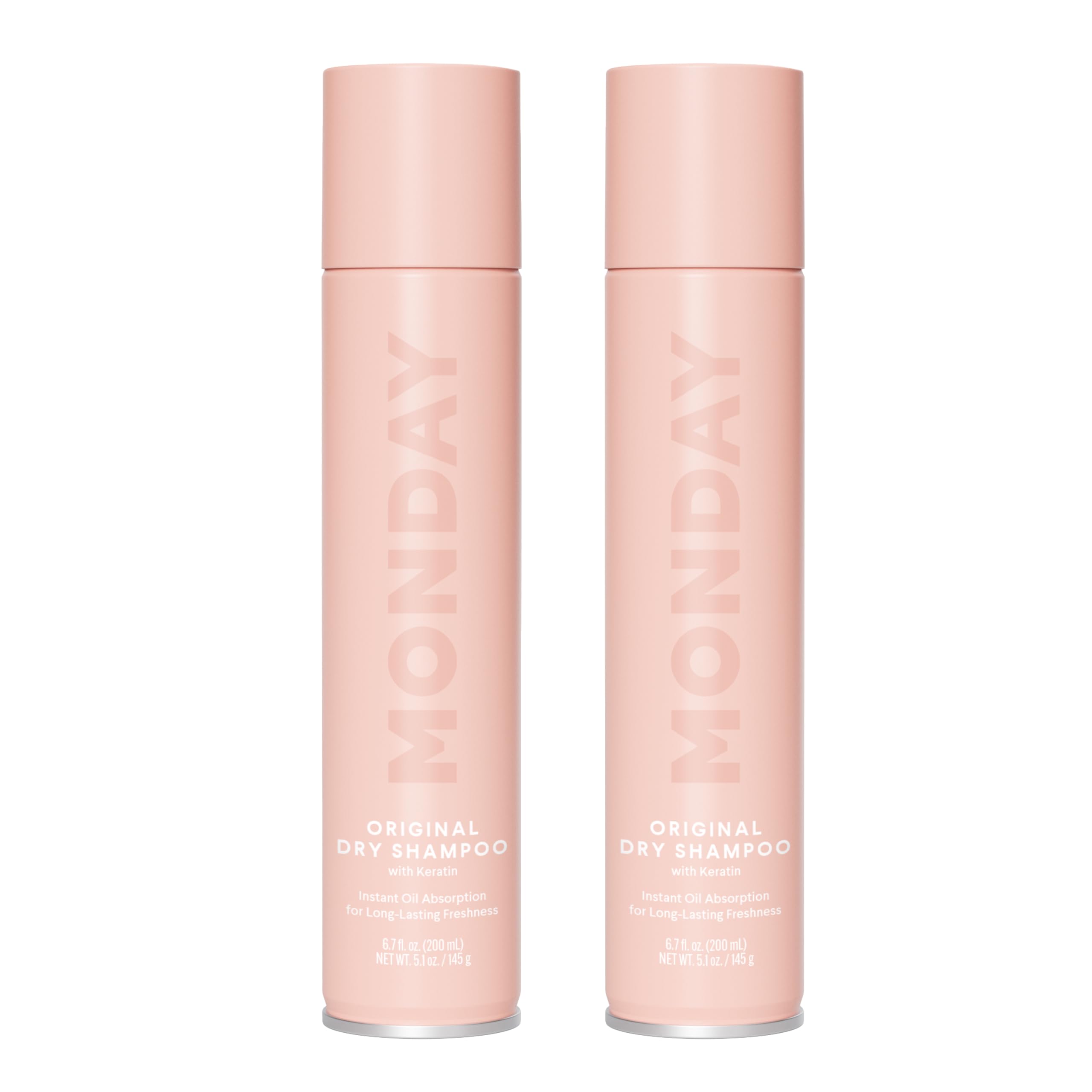 MONDAY HAIRCARE front can showing product design and instant refresh