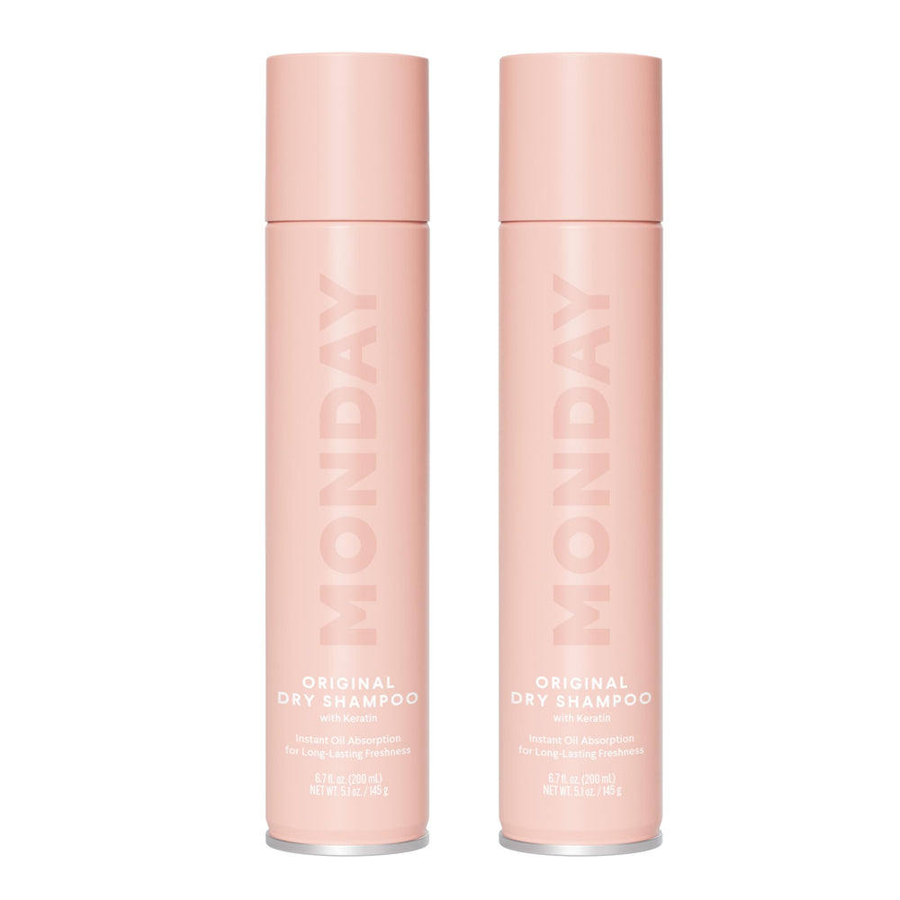 MONDAY HAIRCARE front can showing product design and instant refresh