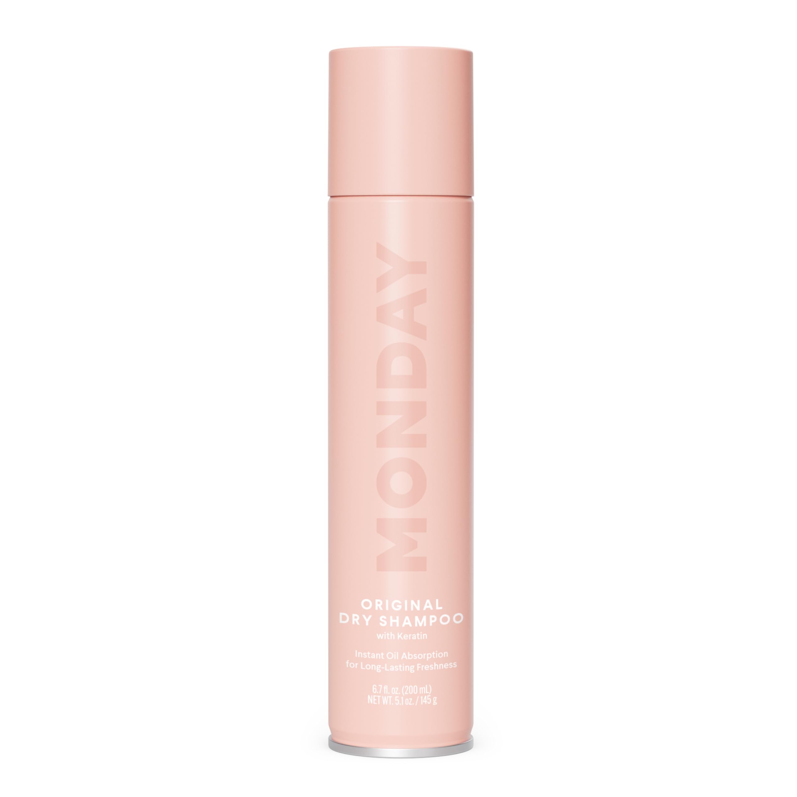 MONDAY HAIRCARE front packaging shows product and benefits