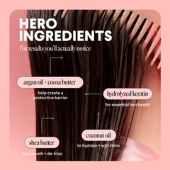 MONDAY HAIRCARE recyclable bottle label highlighting eco benefit
