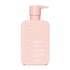 MONDAY HAIRCARE front packaging showing bottle and product name for clear identification and trust