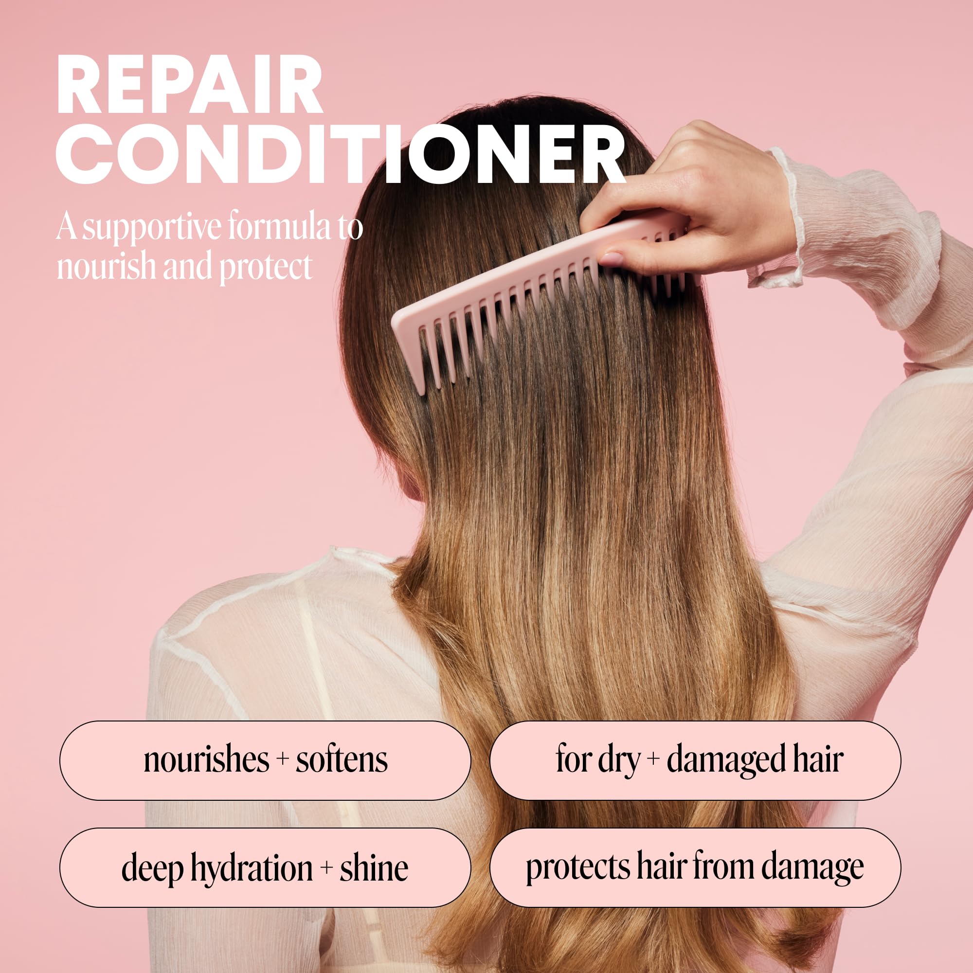 MONDAY HAIRCARE creamy conditioner texture close-up demonstrating rich hydration and smoothness